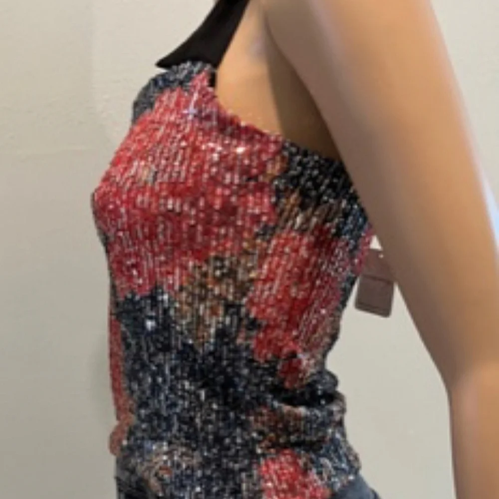 Intimately by Free People Sequins‎ Tube Top Size M NWT